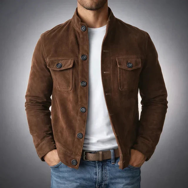 Jacob | Classic Pocket Suede-Look Jacket