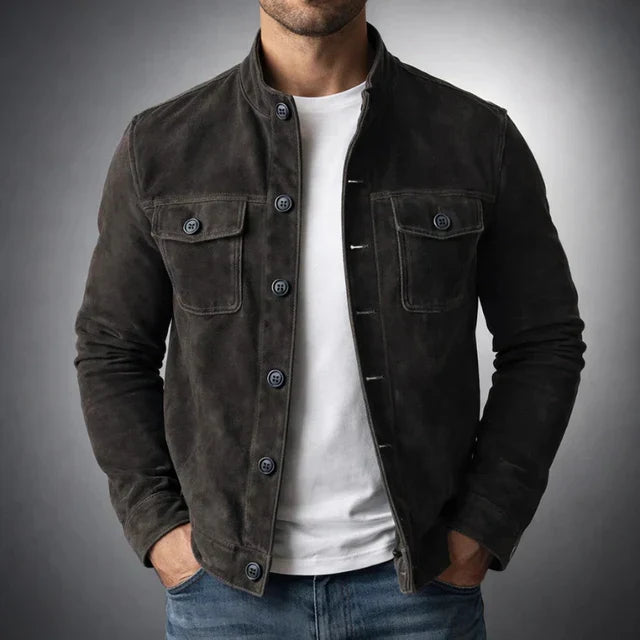 Jacob | Classic Pocket Suede-Look Jacket