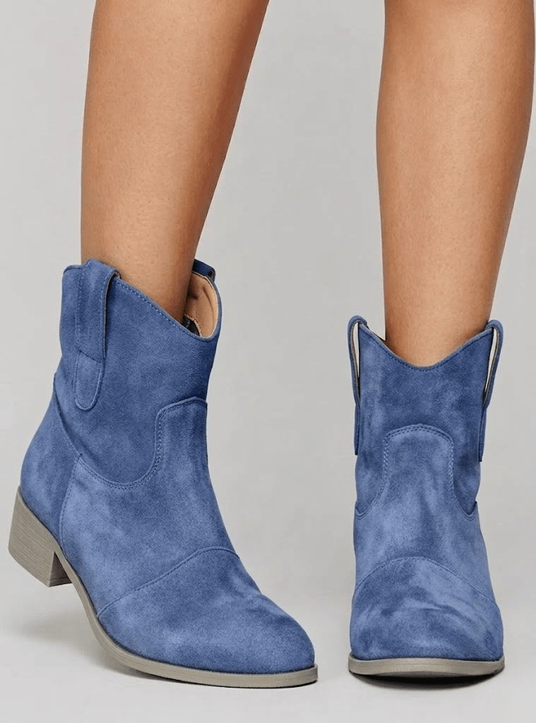Claire | Chic Suede-Look Ankle Boots