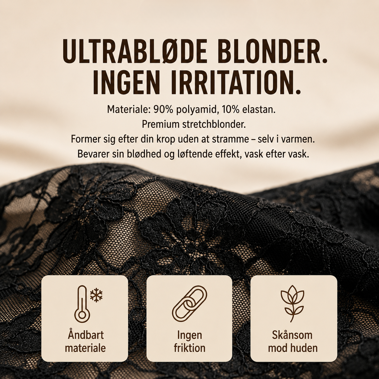 LaceLift™ BH | Naturlig støtte, ultrabløde blonder, maksimal komfort