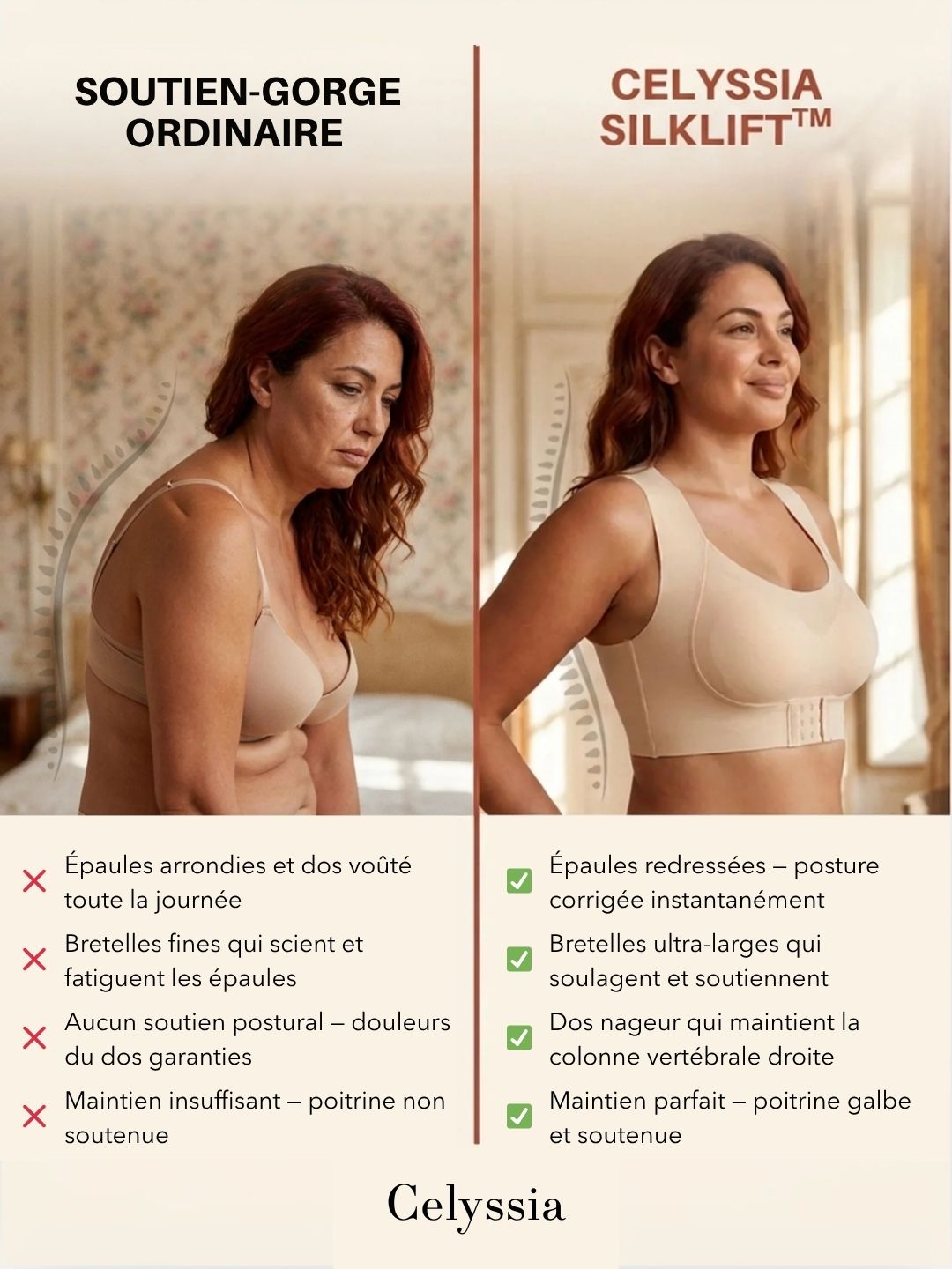 SilkLift™ BH | Støtte uden bøjler, forbedret holdning