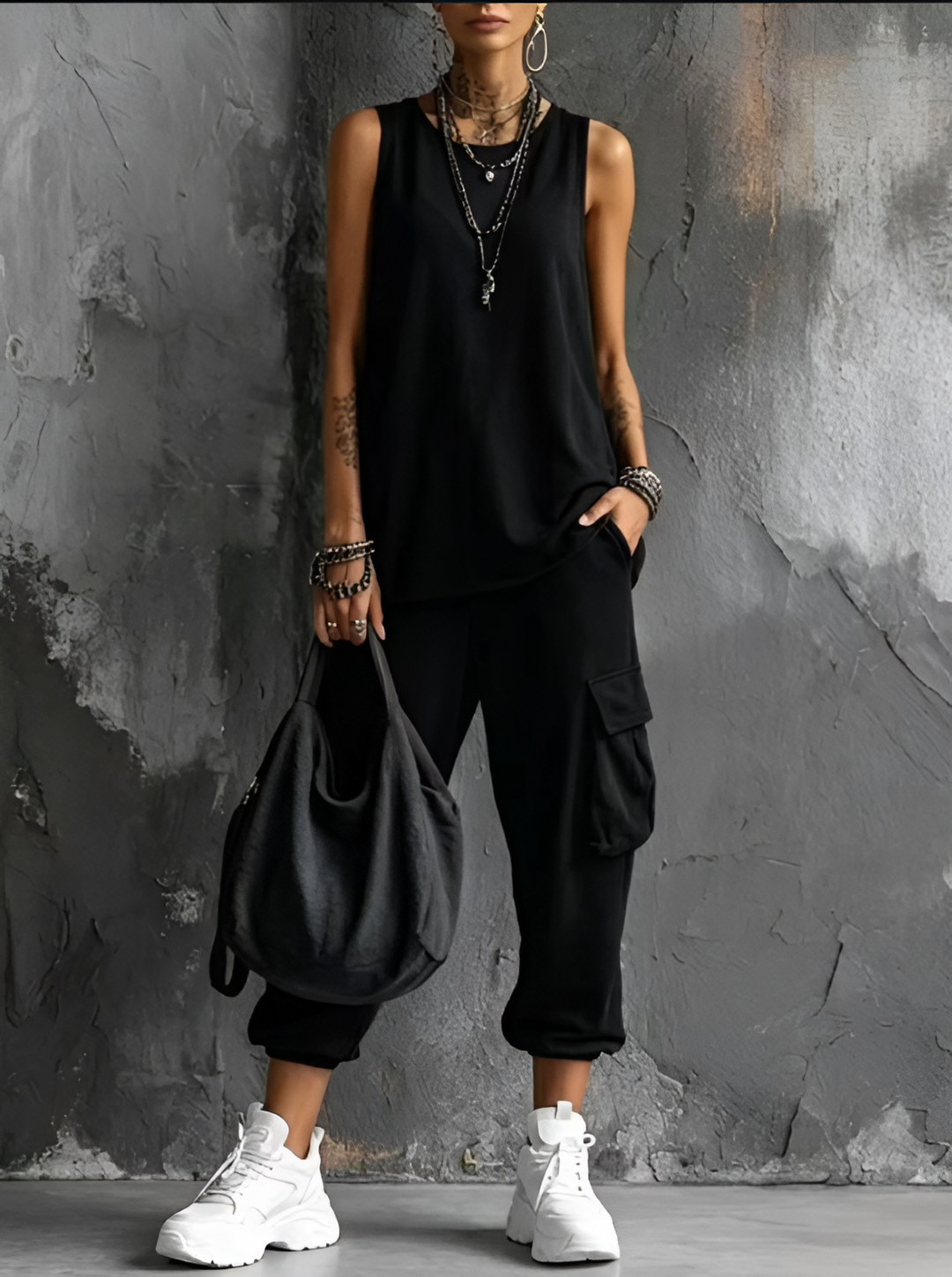 Βαλεντίνα | Άνετο Καθημερινό Σετ με Τσέπες
